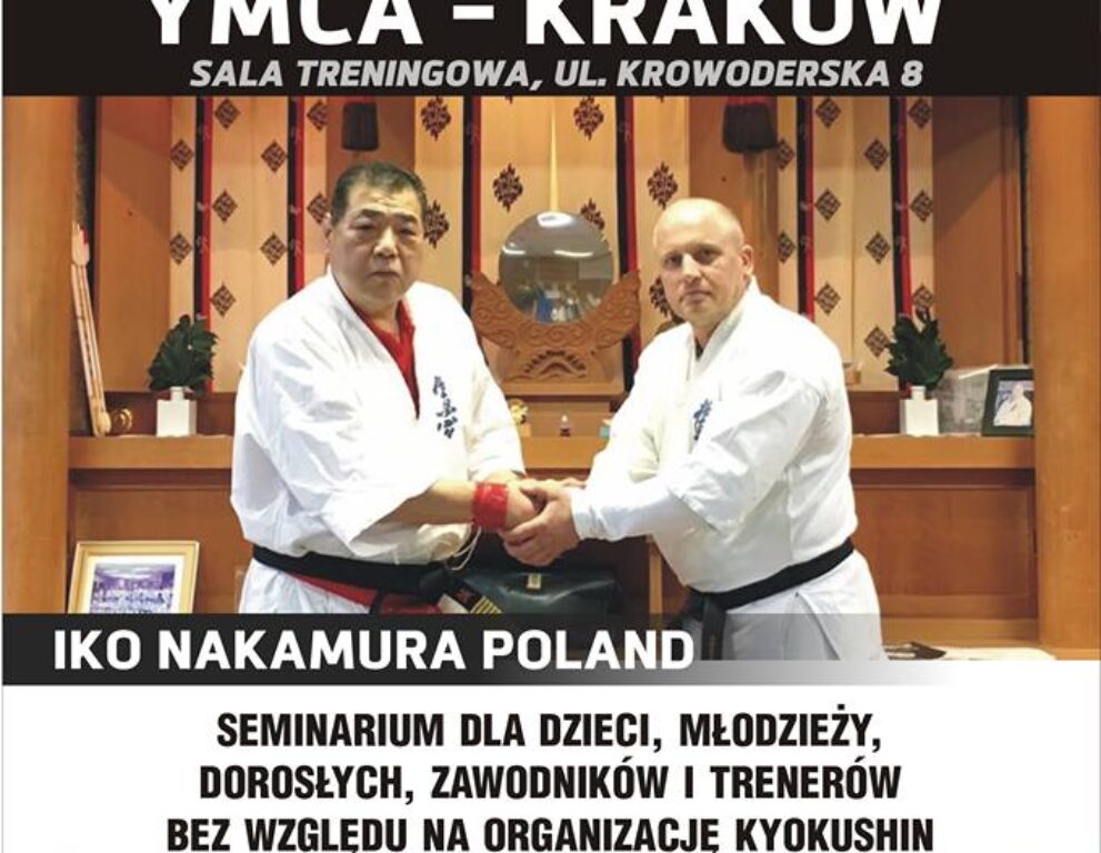 Ogólnopolskie Seminarium Karate Kyokushin w YMCA Kraków już niebawem!